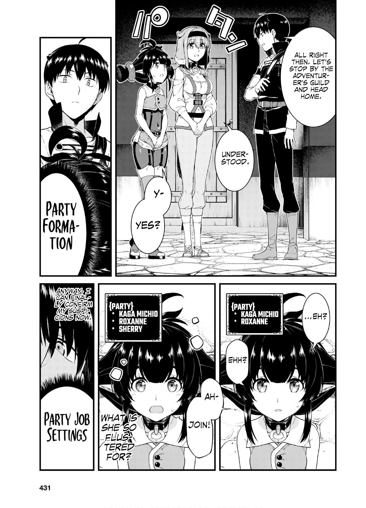 Isekai Meikyuu de Harem o, chapter 38