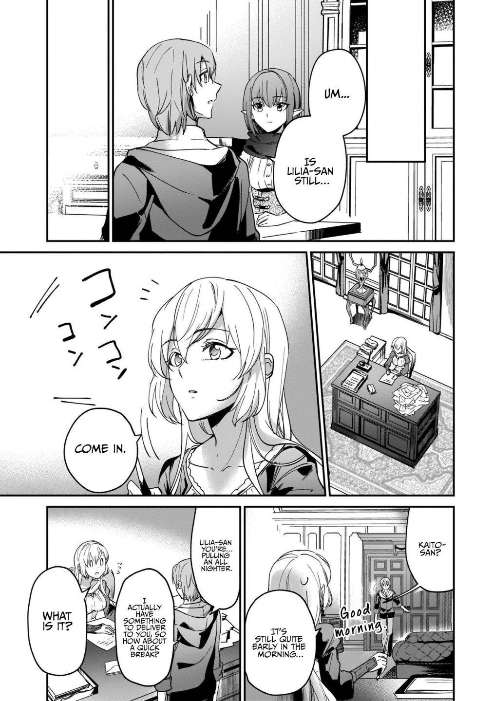 Manga: Yuusha Shoukan ni Makikomareta kedo, Isekai wa Heiwa deshita Chapter  - 12-eng-li