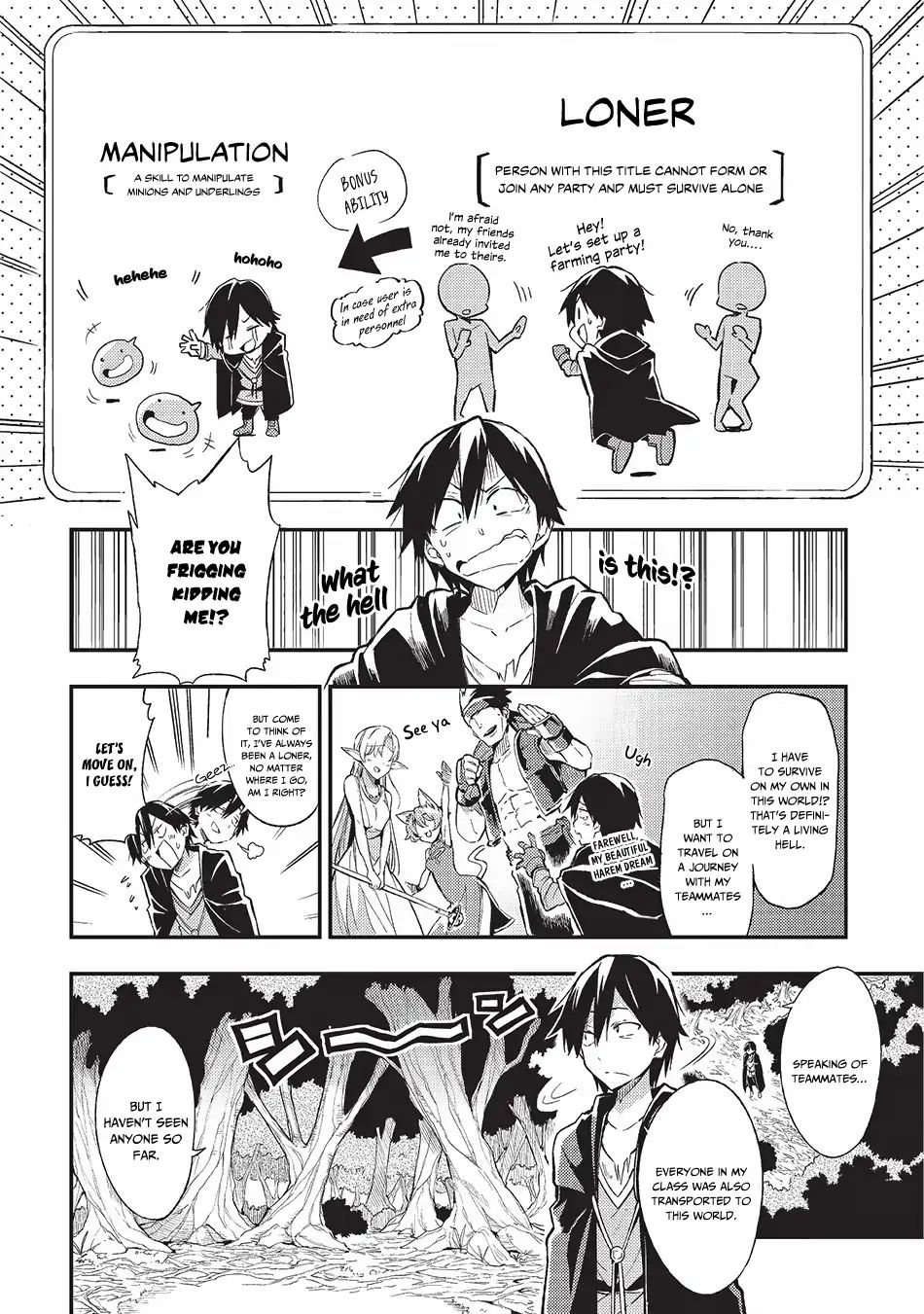 Hitoribocchi no Isekai Kouryaku, Chapter 2