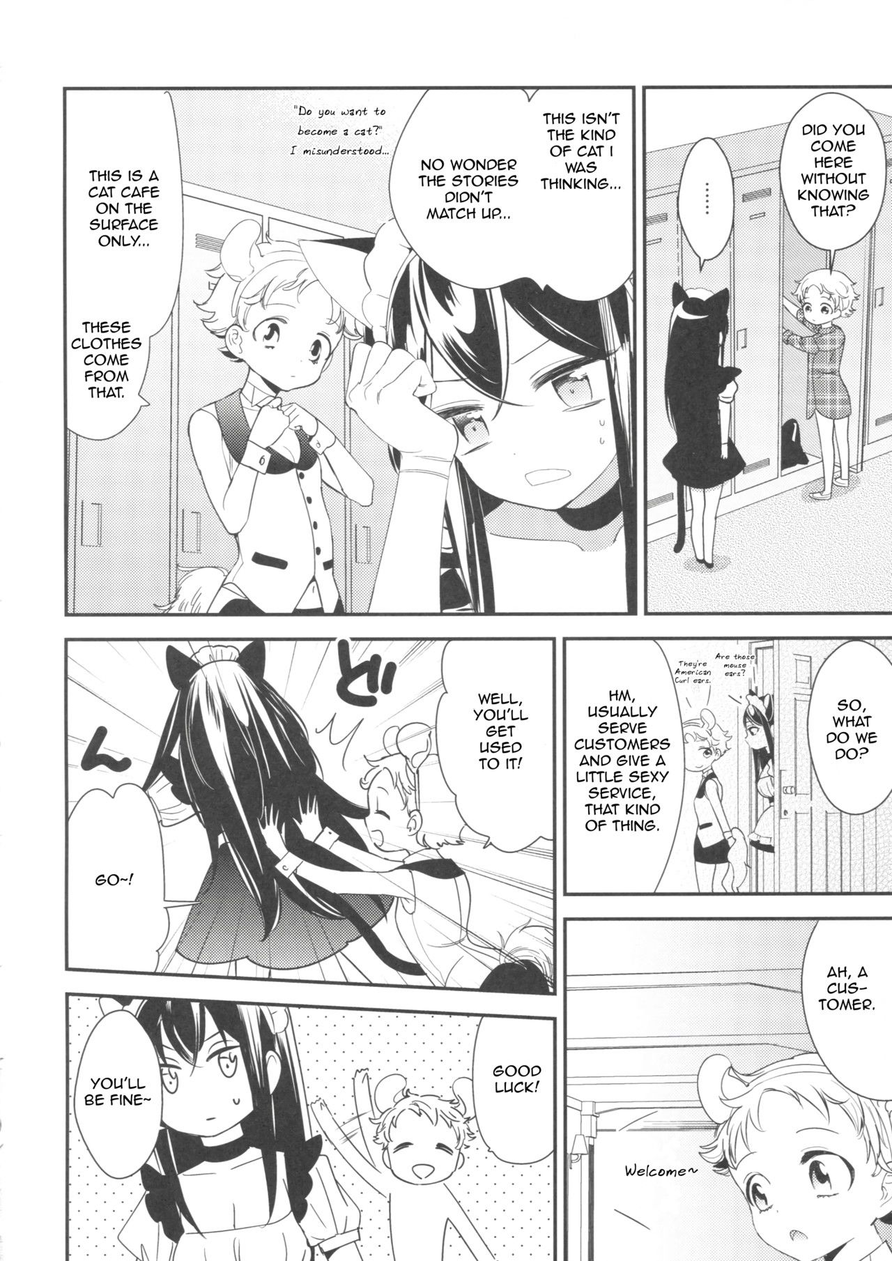 Tachi To Neko Docchi Ga Li No Chapter 1 Read Tachi Masshigura - Neko Cafe Yuri Goudou Manga English [New