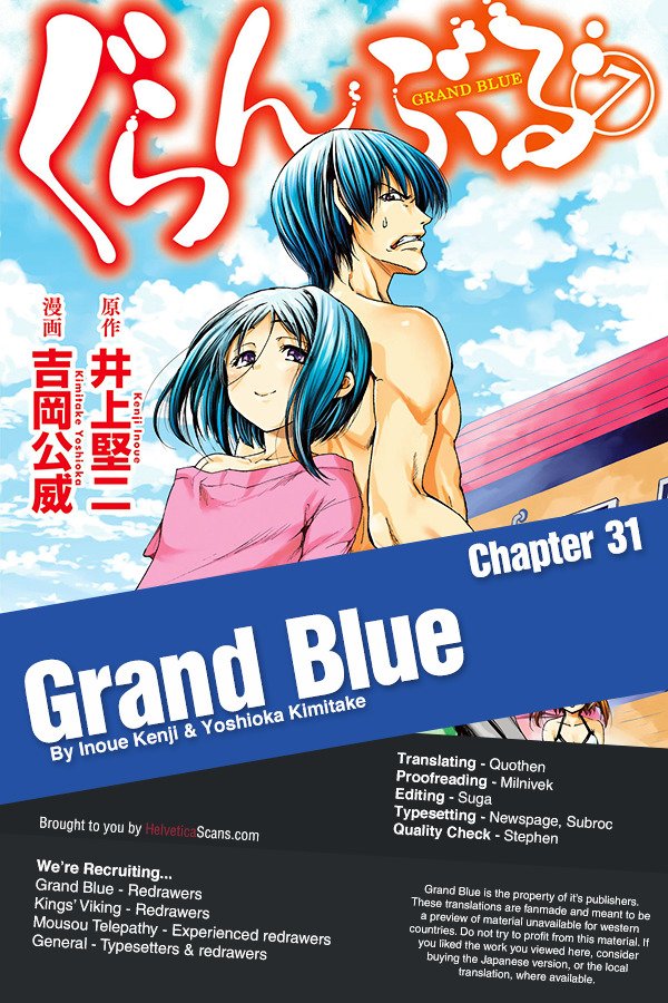 Grand Blue Dreaming, Chapter 31