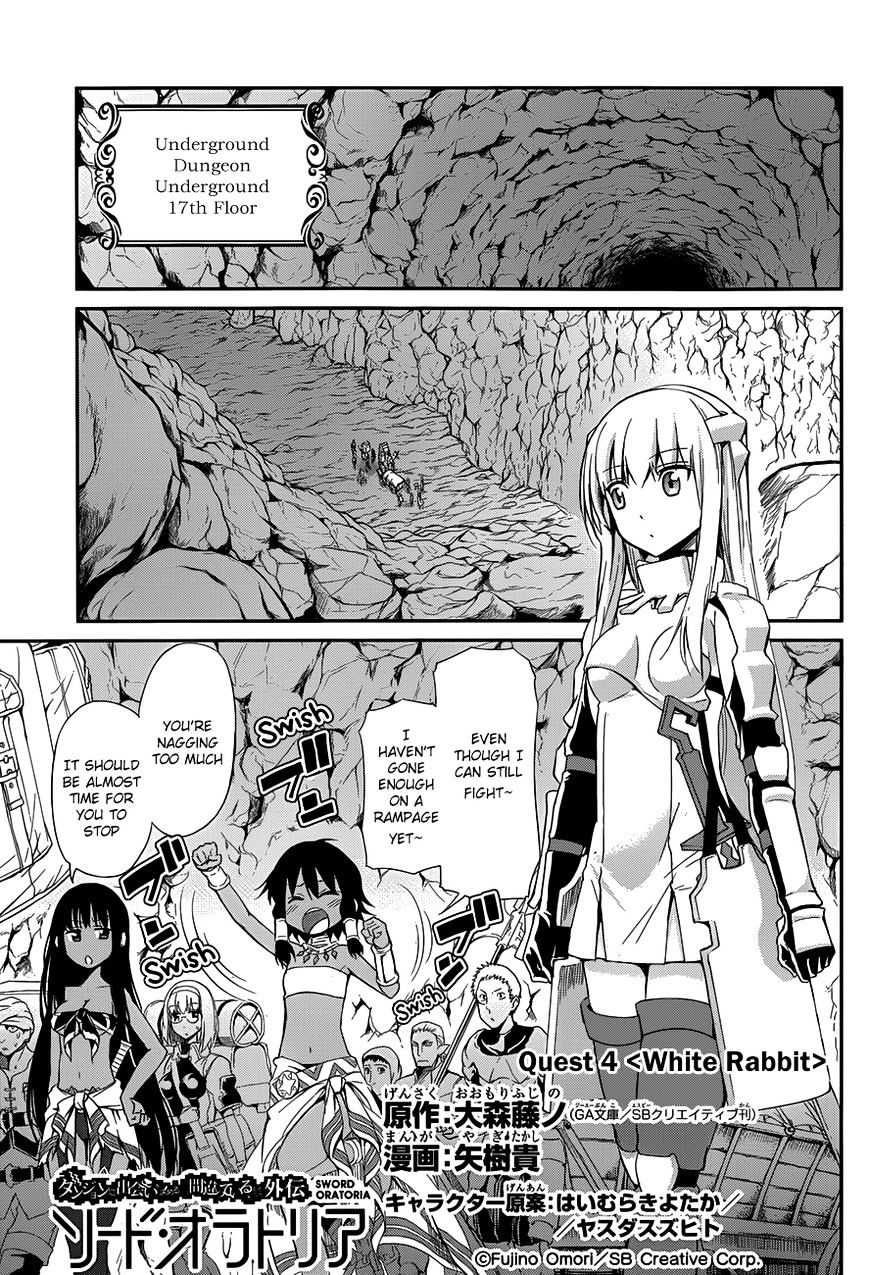 Read Dungeon Ni Deai O Motomeru No Wa Machigatte Iru Darou Ka Gaiden -  Sword Oratoria Chapter 4 - Mangadex