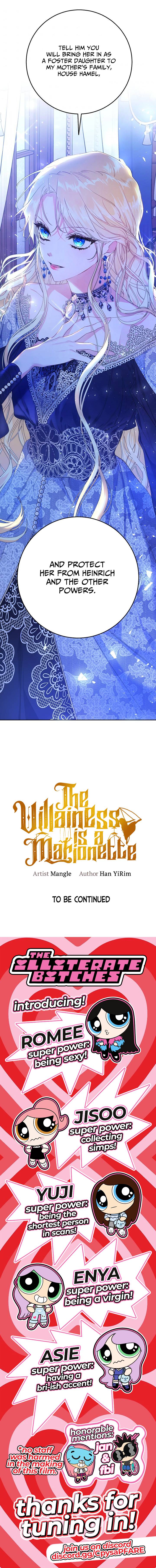 The Villainess is a Marionette, Chapter 21