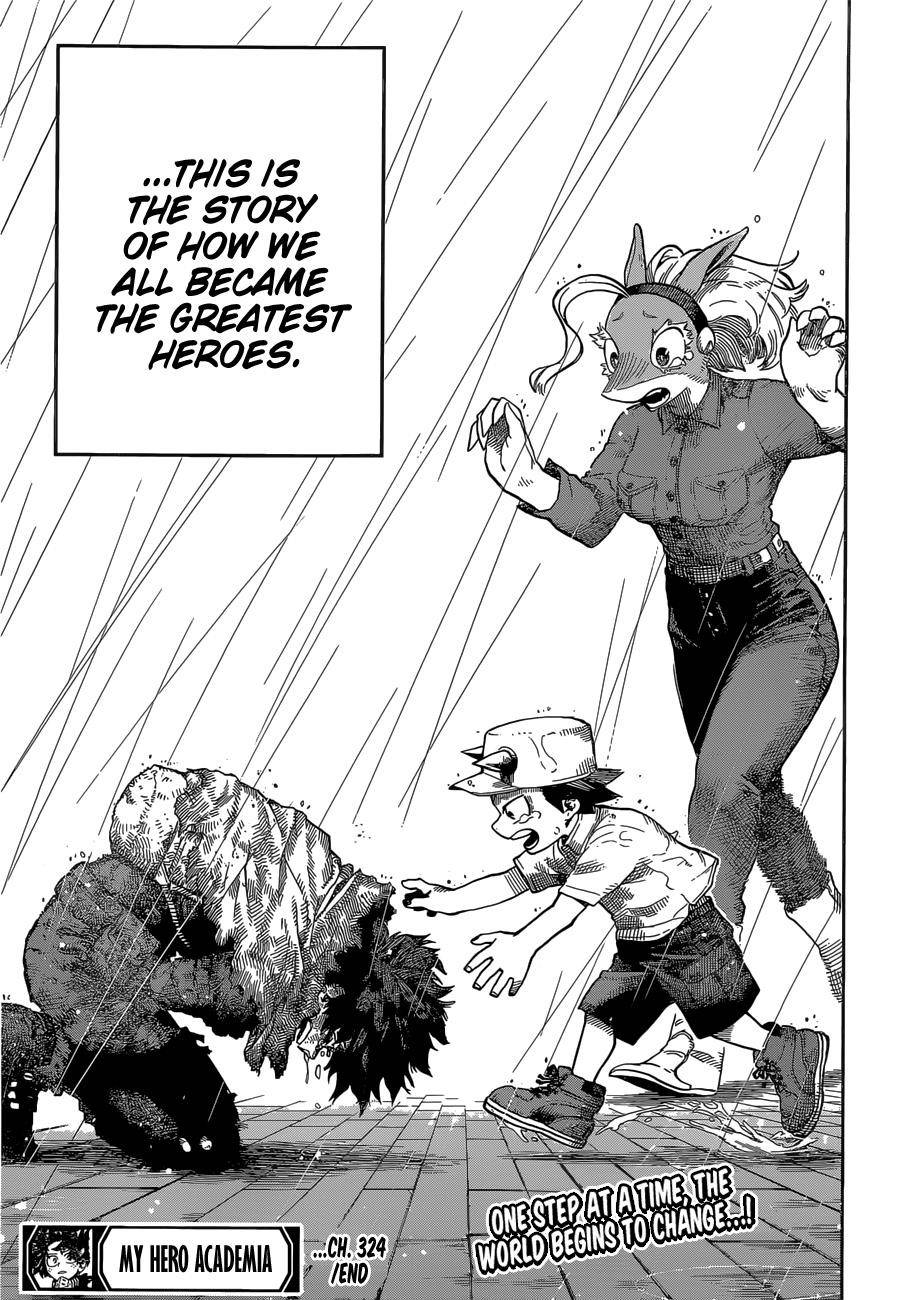 My Hero Academia, chapter 324