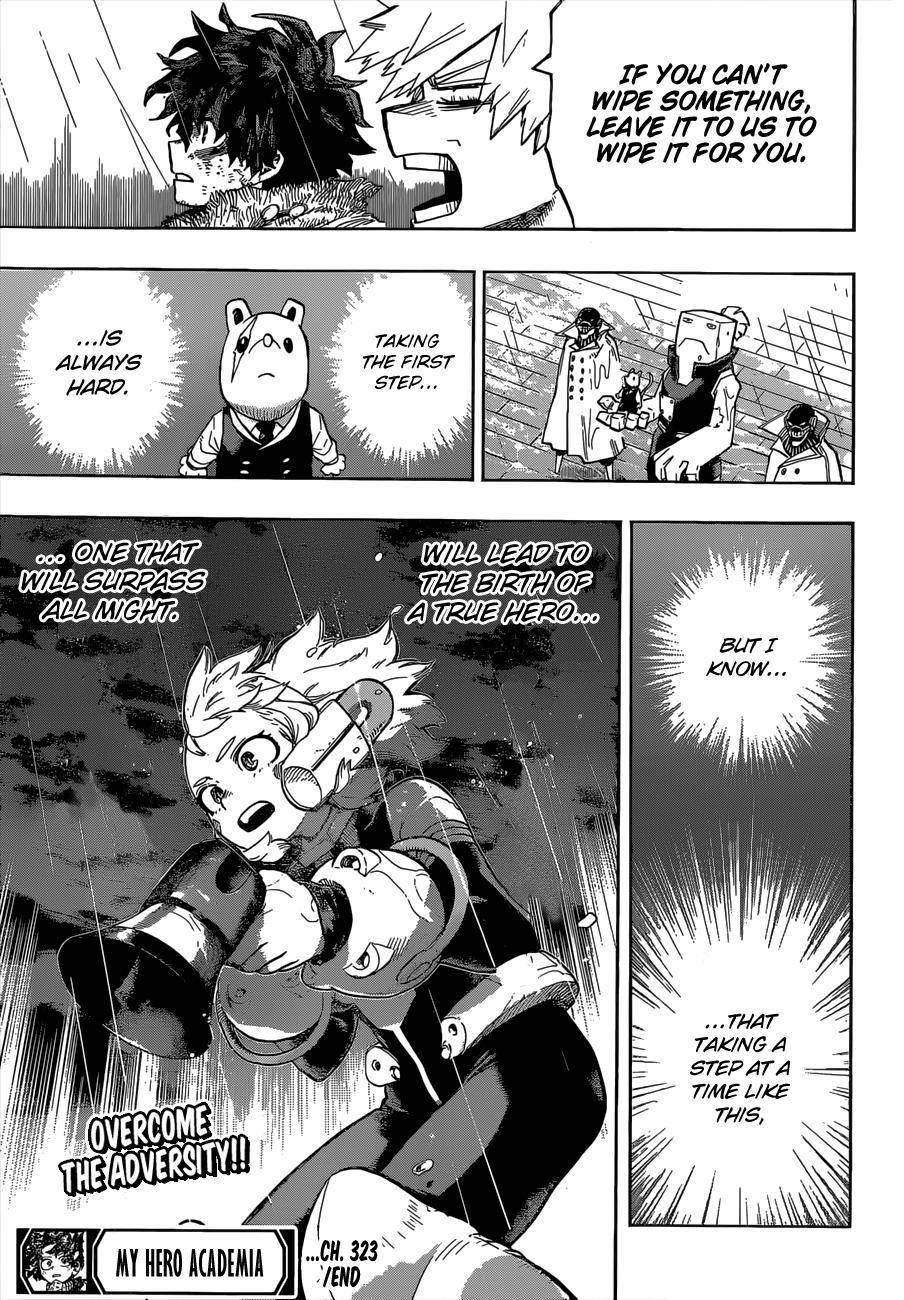 My Hero Academia, chapter 323